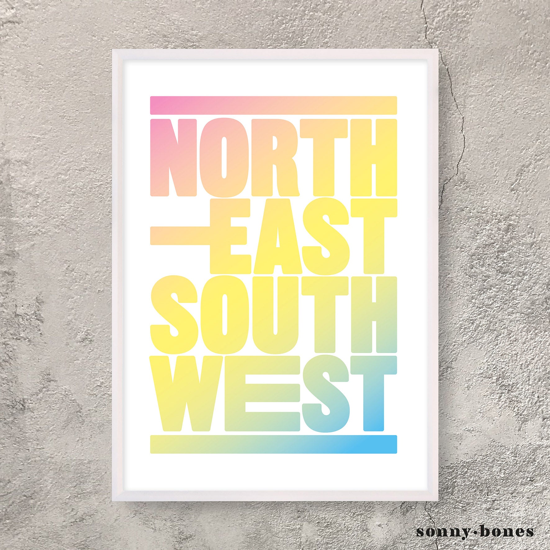 NORTH EAST SOUTH WEST (grad)