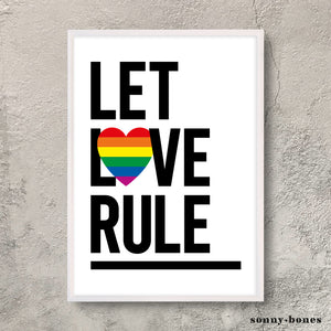 LET LOVE RULE (rainbow)