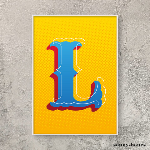 Circus Letter L (orange)