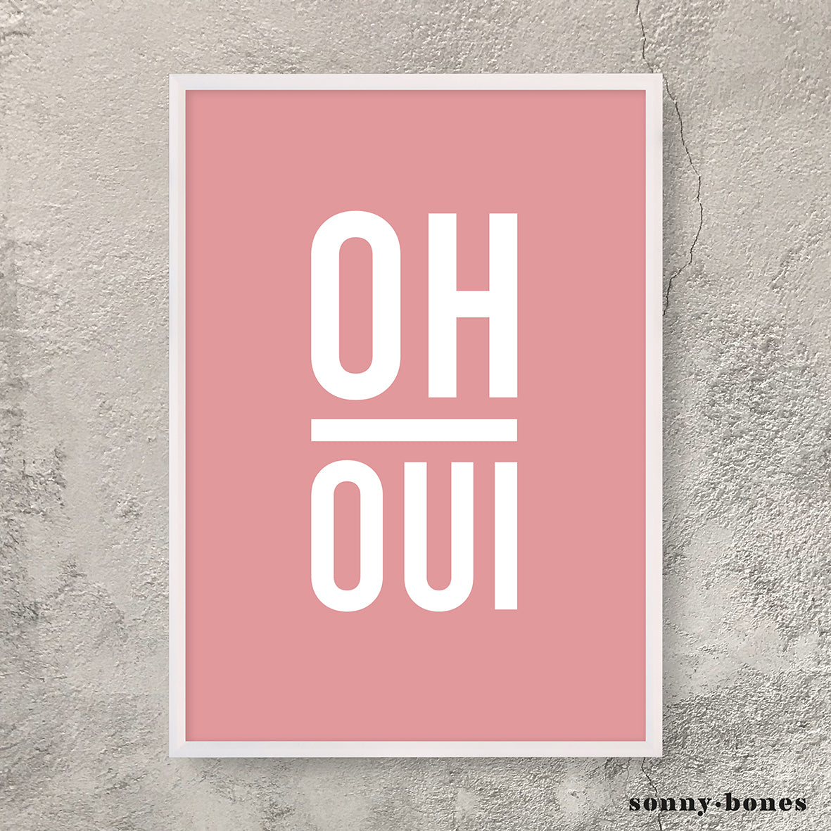 OH OUI (white/coral)