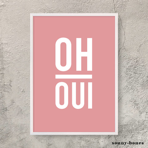 OH OUI (white/coral)