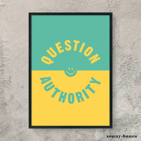QUESTION AUTHORITY (green/yellow)