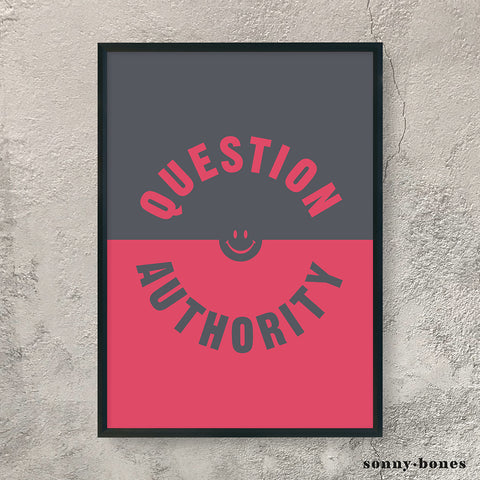 QUESTION AUTHORITY (grey/red)