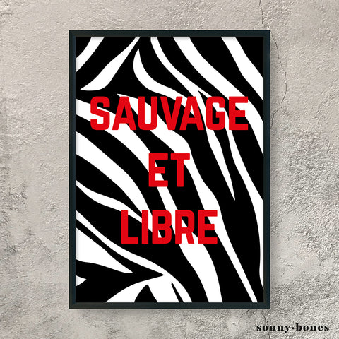 SAUVAGE ET LIBRE (red)