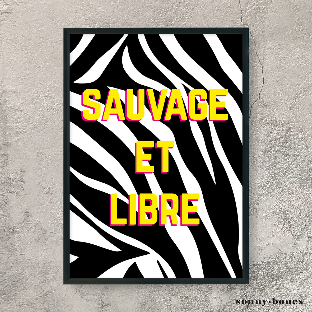 SAUVAGE ET LIBRE (yellow)